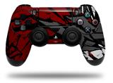 WraptorSkinz Skin compatible with Sony PS4 Dualshock Controller PlayStation 4 Original Slim and Pro Baja 0040 Red Dark (CONTROLLER NOT INCLUDED)
