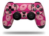 WraptorSkinz Skin compatible with Sony PS4 Dualshock Controller PlayStation 4 Original Slim and Pro Donuts Hot Pink Fuchsia (CONTROLLER NOT INCLUDED)