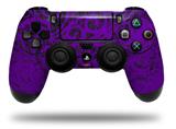 WraptorSkinz Skin compatible with Sony PS4 Dualshock Controller PlayStation 4 Original Slim and Pro Folder Doodles Purple (CONTROLLER NOT INCLUDED)