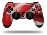 WraptorSkinz Skin compatible with Sony PS4 Dualshock Controller PlayStation 4 Original Slim and Pro Paint Blend Red (CONTROLLER NOT INCLUDED)