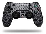 WraptorSkinz Skin compatible with Sony PS4 Dualshock Controller PlayStation 4 Original Slim and Pro Mesh Metal Hex (CONTROLLER NOT INCLUDED)