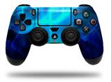 WraptorSkinz Skin compatible with Sony PS4 Dualshock Controller PlayStation 4 Original Slim and Pro Cubic Shards Blue (CONTROLLER NOT INCLUDED)