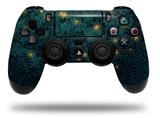 WraptorSkinz Skin compatible with Sony PS4 Dualshock Controller PlayStation 4 Original Slim and Pro Green Starry Night (CONTROLLER NOT INCLUDED)