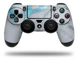 WraptorSkinz Skin compatible with Sony PS4 Dualshock Controller PlayStation 4 Original Slim and Pro Mint Gilded Marble (CONTROLLER NOT INCLUDED)