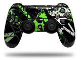 WraptorSkinz Skin compatible with Sony PS4 Dualshock Controller PlayStation 4 Original Slim and Pro Baja 0003 Neon Green (CONTROLLER NOT INCLUDED)