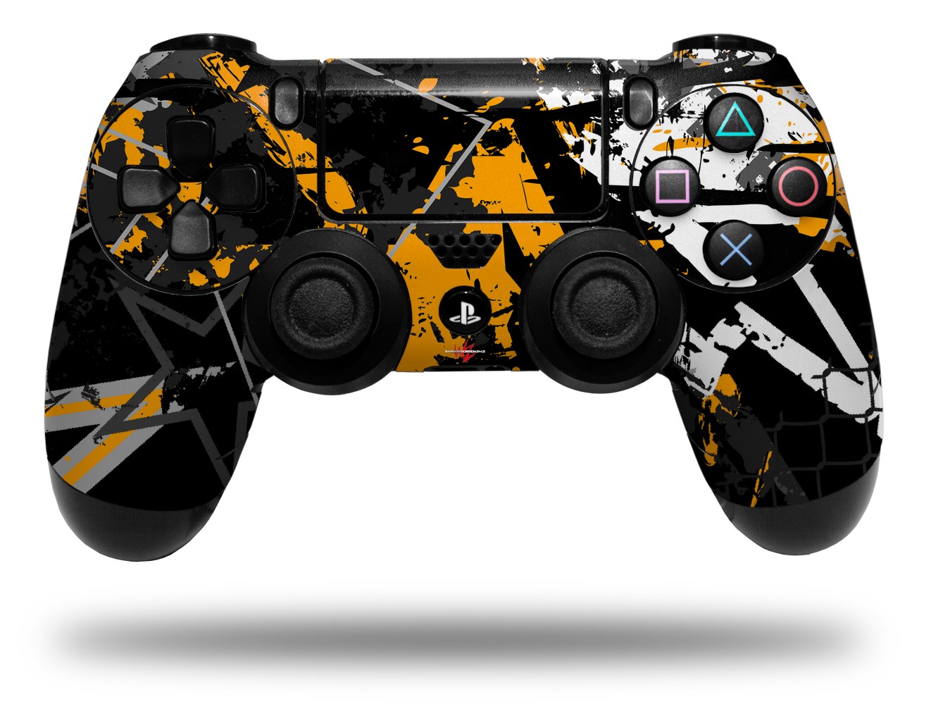 Sony PS4 Controller Skins Baja 0003 Orange uSkins