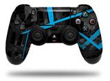 WraptorSkinz Skin compatible with Sony PS4 Dualshock Controller PlayStation 4 Original Slim and Pro Baja 0004 Blue Medium (CONTROLLER NOT INCLUDED)