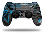 WraptorSkinz Skin compatible with Sony PS4 Dualshock Controller PlayStation 4 Original Slim and Pro Baja 0032 Blue Medium (CONTROLLER NOT INCLUDED)