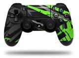 WraptorSkinz Skin compatible with Sony PS4 Dualshock Controller PlayStation 4 Original Slim and Pro Baja 0014 Neon Green (CONTROLLER NOT INCLUDED)