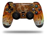 WraptorSkinz Skin compatible with Sony PS4 Dualshock Controller PlayStation 4 Original Slim and Pro Flower Stone (CONTROLLER NOT INCLUDED)