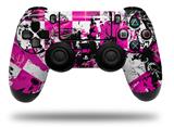 WraptorSkinz Skin compatible with Sony PS4 Dualshock Controller PlayStation 4 Original Slim and Pro Pink Graffiti (CONTROLLER NOT INCLUDED)