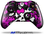 Decal Skin Wrap fits Microsoft XBOX One Wireless Controller Punk Skull Princess