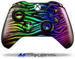 Decal Skin Wrap fits Microsoft XBOX One Wireless Controller Rainbow Zebra