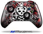 Decal Skin Wrap fits Microsoft XBOX One Wireless Controller Skull Splatter