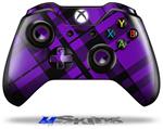 Decal Skin Wrap fits Microsoft XBOX One Wireless Controller Purple Plaid