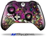 Decal Skin Wrap fits Microsoft XBOX One Wireless Controller Grungy Flower Bouquet