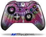 Decal Skin Wrap fits Microsoft XBOX One Wireless Controller Tie Dye Red Stripes