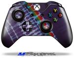 Decal Skin Wrap fits Microsoft XBOX One Wireless Controller Tie Dye Alls Purple