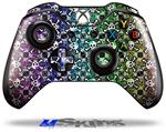 Decal Skin Wrap fits Microsoft XBOX One Wireless Controller Splatter Girly Skull Rainbow