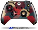 Decal Skin Wrap fits Microsoft XBOX One Wireless Controller Flowers Pattern 04