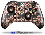 Decal Skin Wrap fits Microsoft XBOX One Wireless Controller Locknodes 02 Burnt Orange