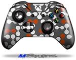 Decal Skin Wrap fits Microsoft XBOX One Wireless Controller Locknodes 04 Burnt Orange