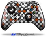 Decal Skin Wrap fits Microsoft XBOX One Wireless Controller Locknodes 05 Burnt Orange