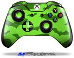 Decal Skin Wrap fits Microsoft XBOX One Wireless Controller Deathrock Bats Green