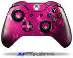 Decal Skin Wrap fits Microsoft XBOX One Wireless Controller Bokeh Butterflies Hot Pink