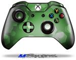 Decal Skin Wrap fits Microsoft XBOX One Wireless Controller Bokeh Hex Green