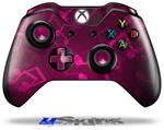 Decal Skin Wrap fits Microsoft XBOX One Wireless Controller Bokeh Music Hot Pink