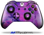 Decal Skin Wrap fits Microsoft XBOX One Wireless Controller Painting Purple Splash