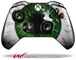 Decal Skin Wrap fits Microsoft XBOX One Wireless Controller Eyeball Green Dark