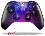 Decal Skin Wrap fits Microsoft XBOX One Wireless Controller Bent Light Blueish