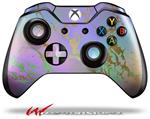 Decal Skin Wrap fits Microsoft XBOX One Wireless Controller Unicorn Bomb Gold and Green