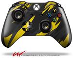 Decal Skin Wrap fits Microsoft XBOX One Wireless Controller Jagged Camo Yellow