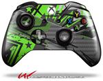 Decal Skin Wrap fits Microsoft XBOX One Wireless Controller Baja 0032 Neon Green