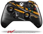 Decal Skin Wrap fits Microsoft XBOX One Wireless Controller Baja 0014 Orange