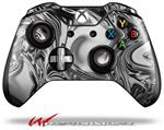 Decal Skin Wrap compatible with Microsoft XBOX One Wireless Controller Liquid Metal Chrome