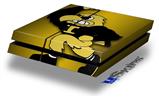 Vinyl Decal Skin Wrap compatible with Sony PlayStation 4 Original Console Iowa Hawkeyes Herky on Black and Gold (PS4 NOT INCLUDED)