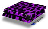 Vinyl Decal Skin Wrap compatible with Sony PlayStation 4 Original Console Purple Leopard (PS4 NOT INCLUDED)
