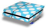 Vinyl Decal Skin Wrap compatible with Sony PlayStation 4 Original Console Kearas Polka Dots White And Blue (PS4 NOT INCLUDED)