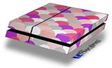 Vinyl Decal Skin Wrap compatible with Sony PlayStation 4 Original Console Brushed Circles Pink (PS4 NOT INCLUDED)