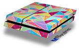 Vinyl Decal Skin Wrap compatible with Sony PlayStation 4 Original Console Brushed Geometric (PS4 NOT INCLUDED)