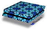 Vinyl Decal Skin Wrap compatible with Sony PlayStation 4 Original Console Daisies Blue (PS4 NOT INCLUDED)