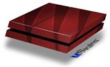 Vinyl Decal Skin Wrap compatible with Sony PlayStation 4 Original Console VintageID 25 Red (PS4 NOT INCLUDED)