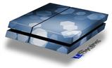 Vinyl Decal Skin Wrap compatible with Sony PlayStation 4 Original Console Bokeh Hex Blue (PS4 NOT INCLUDED)