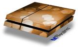 Vinyl Decal Skin Wrap compatible with Sony PlayStation 4 Original Console Bokeh Hex Orange (PS4 NOT INCLUDED)