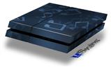 Vinyl Decal Skin Wrap compatible with Sony PlayStation 4 Original Console Bokeh Music Blue (PS4 NOT INCLUDED)
