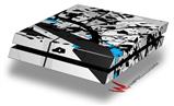 Vinyl Decal Skin Wrap compatible with Sony PlayStation 4 Original Console Baja 0018 Blue Medium (PS4 NOT INCLUDED)